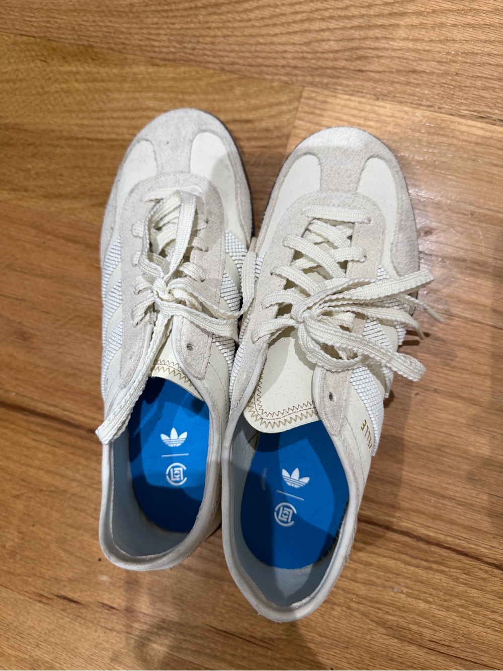 adidas Gazelle Cream and Brown Low-Top Sneaker - Picture 4 of 5